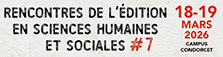 7e rencontres de l'édition en SHS